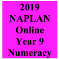 2019 Kilbaha Interactive NAPLAN Trial Test Numeracy Year 9